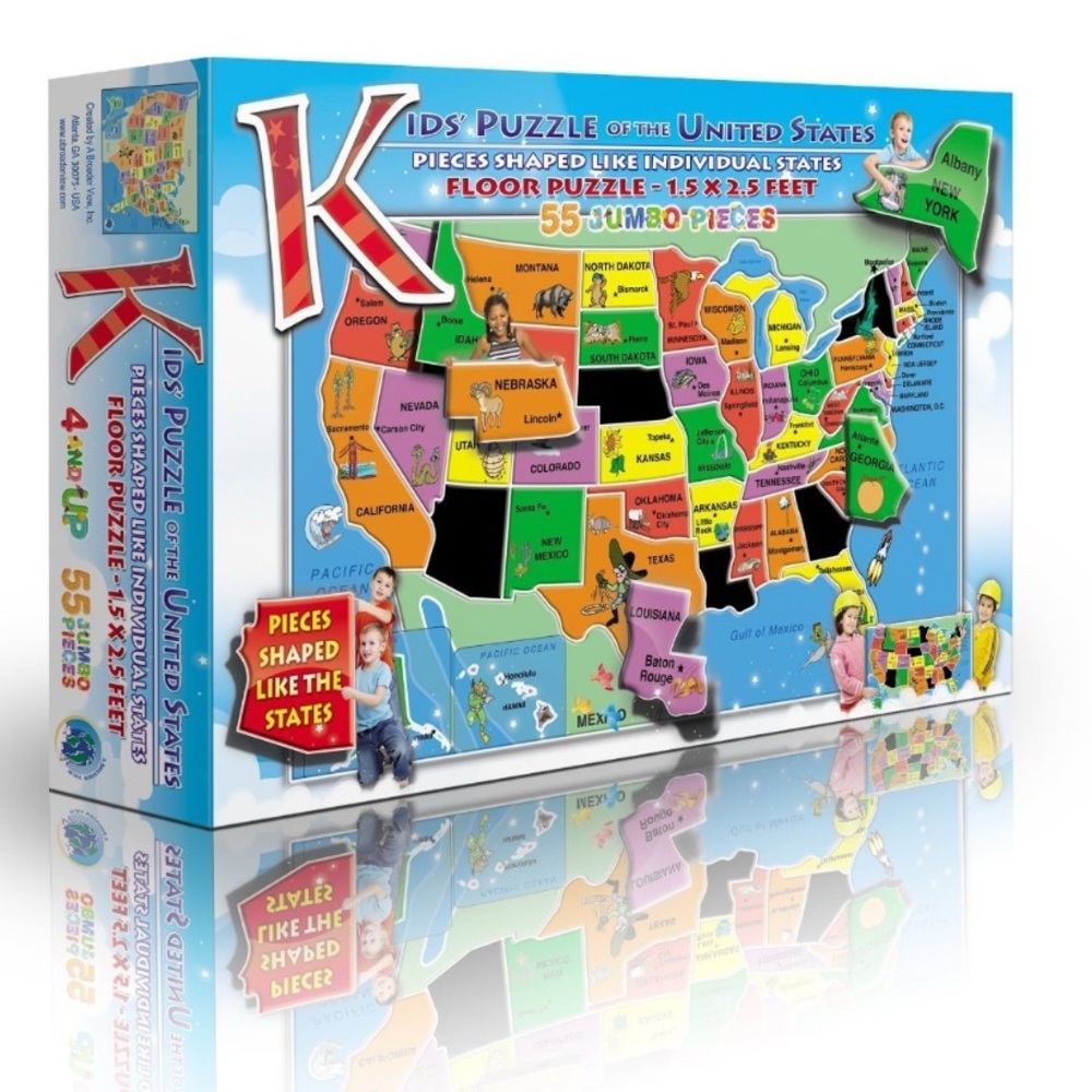 Kids Puzzle of the USA—Brand new